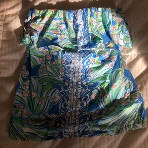 Lily Pulitzer Tube Top (unknown print)